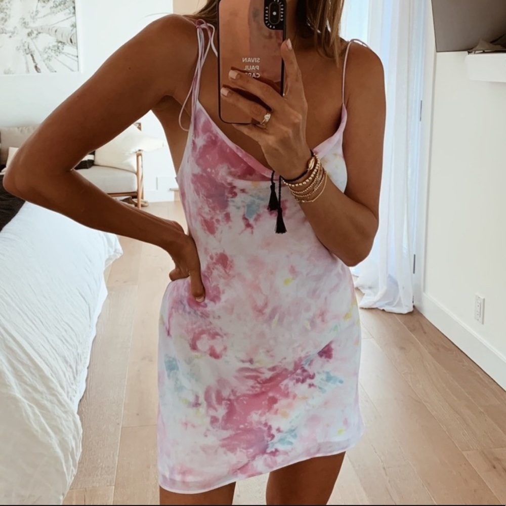Endless Summer Cotton Candy Tie Dye Mini Dress 🍭
